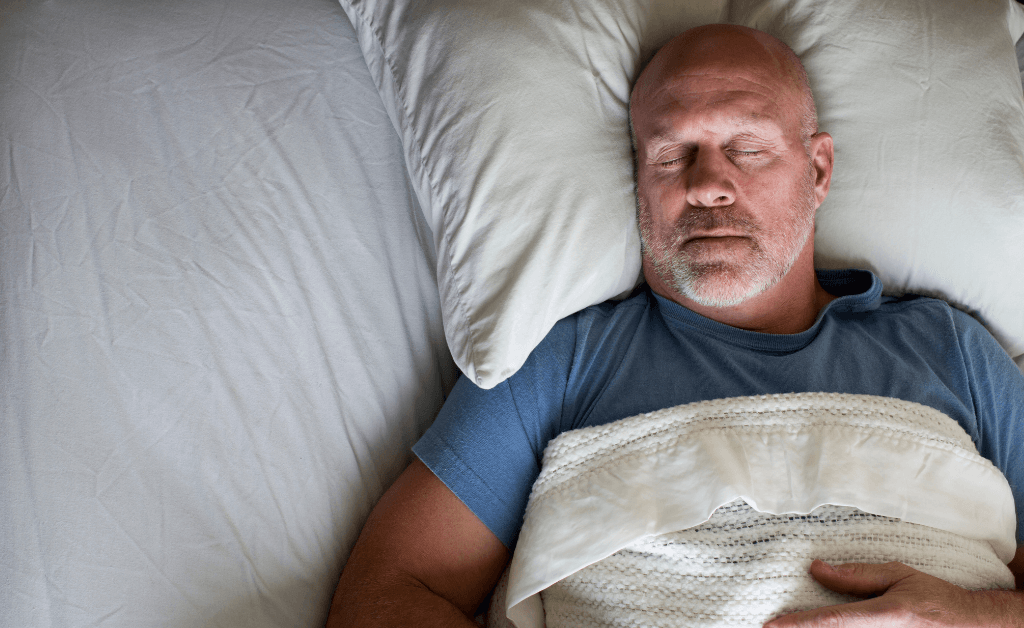 man sleeping